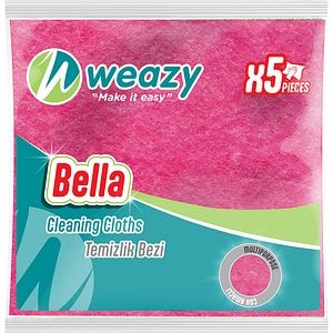 Laveta microfibra WEAZY Bella, 34 x 35 cm, 5 bucati