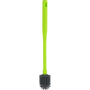 Perie pentru curatat sticle, silicon, verde