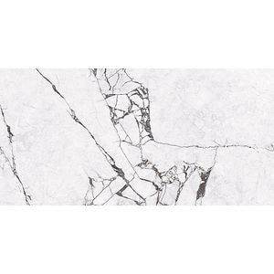 Gresie interior/exterior Vira, marmura alb lucios, 60 x 120 cm, 9 mm, 1.44 m2/cutie