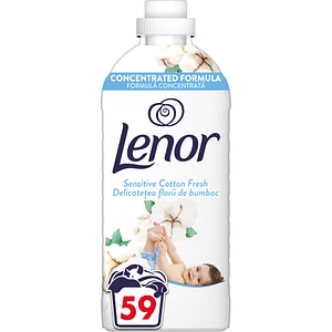 Balsam de rufe LENOR Sensitive Cotton Fresh, 1.239L, 59 spalari
