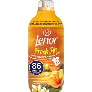 Balsam de rufe LENOR Fresh Air, Tropical Sunset, 1204 ml, 86 spalari