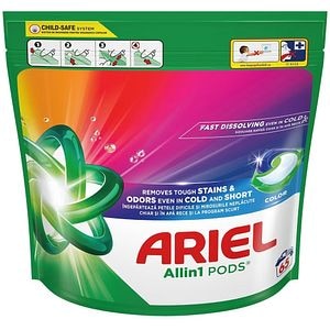 Detergent capsule ARIEL All in One PODS Color, 65 spalari