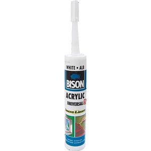 Silicon Pentru Reparatii, Alb, Aplicare Pistol, 300 Ml  Bison