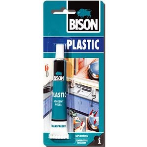 Adeziv pentru plastic si PVC rigid, transparent, 25 ml  Bison