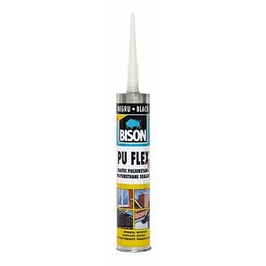 Adeziv Etansant Poliuretanic, Negru, Aplicare Pistol, 300 Ml  Bison