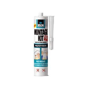 Adeziv pentru polistiren si termoizolatii, transparent, 440 ml • Bison Montage Kit
