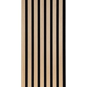 Panou riflaj DELI HOME Essential, 30x260 cm, MDF, stejar deschis