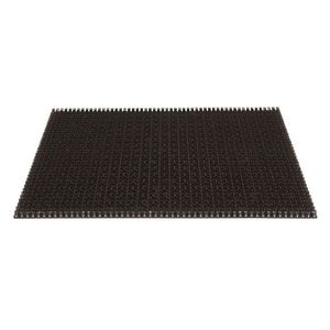 Covor intrare Decorino, cauciuc, 40 x 60 x 2 cm, maro