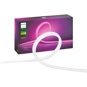 Banda LED exterior Smart PHILIPS Hue 8718699709853, ZigBee Light Link, RGB, 37.5W, 1650lm, 4.87m