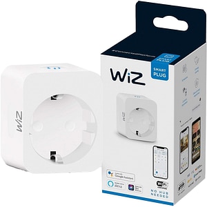 Priza inteligenta WIZ Smart Plug, Wi-Fi, IP20, alb