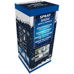 Set Spray zapada artificiala si sablon, 150 ml