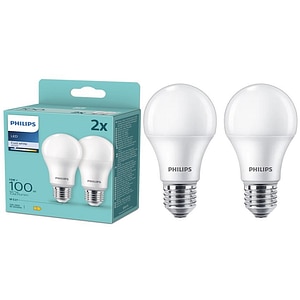 Set 2 becuri LED PHILIPS 8720169191730, E27, 13W, 1521lm, lumina neutra