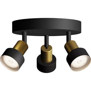 Spot LED PHILIPS 8720169299955, 3 x 5W, IP20, negru