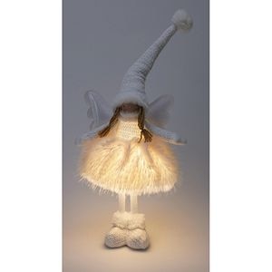 Decoratiune luminoasa Ingeras, LED, 22 x 16 x 50 cm, alb