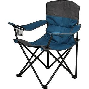 Scaun camping, pliabil, albastru, 85 x 55 x 83 cm