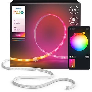 Extensie banda LED PHILIPS Hue Flux, IP20, plastic, transparent, 2 m
