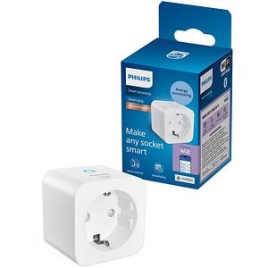 Priza inteligenta PHILIPS 929004751921, Wi-Fi, WiZ, IP20, Power Meter, alb
