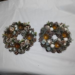 Coronita de masa cu 4 suporturi pentru lumanari, 30 x 7.5 cm