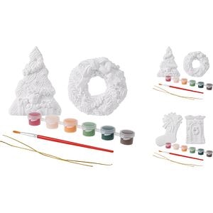 Set de pictura cu figurine de Craciun