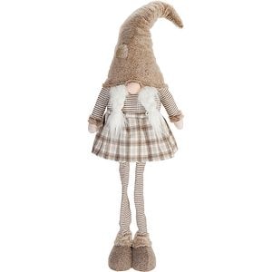 Figurina Gnom, extensibil, 30 x 18 x 135 cm, bej