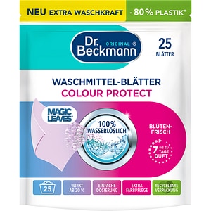 Detergent servetele DR BECKMANN Magic Leaves, Color, 25 spalari