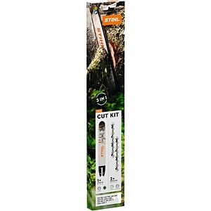 Kit accesorii 15 STIHL, 1 Sina de ghidaj si 2 Lanturi pentru MS182/194/201/212/220, 35cm/14", 61PS3Pro