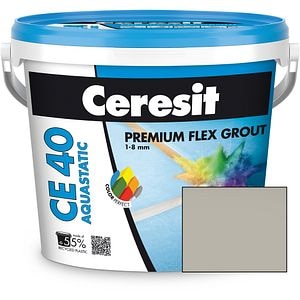 Chit de rosturi gresie si faianta CERESIT CE40, Gri, interior/exterior, 5 kg