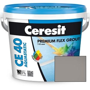 Chit de rosturi gresie si faianta CERESIT CE40, Antracite, interior/exterior, 5 kg