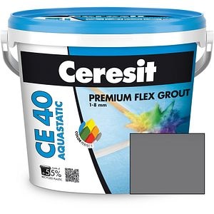 Chit de rosturi gresie si faianta CERESIT CE40, Graphit, interior/exterior, 5 kg