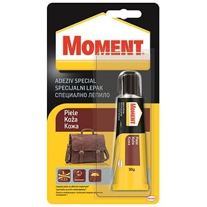Adeziv pentru piele, transparent, 30 g •  Moment