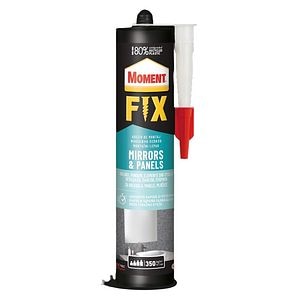 Adeziv pentru sticla, crem, 380 ml • Moment fix Mirror & Panels