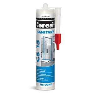 Silicon Pentru Spatii Umede, Alb, Aplicare Pistol, 280 Ml  Ceresit Cs15