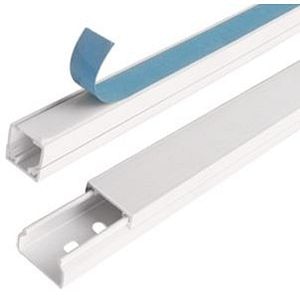 Canal cablu cu banda adeziva Dietzel, PVC, 16 x 25 x 2000 mm 