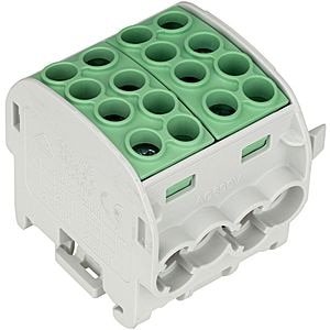 Clema derivatie SCHRACK IK026232, max 35mm2, verde