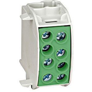 Clema derivatie SCHRACK IK026230, max 35mm2, verde