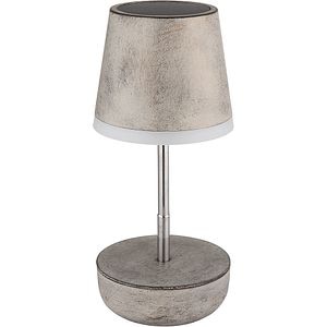 Veioza solara GLOBO, 3000K, IP44, plastic, bej