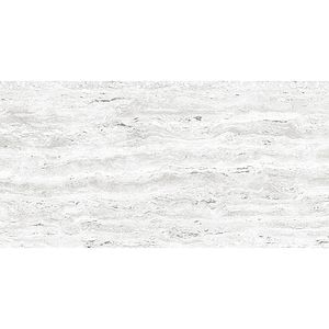 Gresie interior/exterior Travertin, gri deschis, portelanata, 30.3 x 60.6 cm, 1.84 mp/cutie, PEI 3