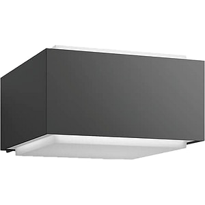 Lampa de perete Philips Hedgehog, E27, 42W, IP44, aluminiu, negru