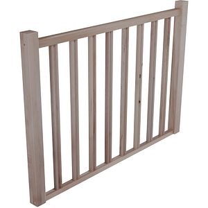 Balustrada etaj Sogem Country din fag, 150 cm, natur