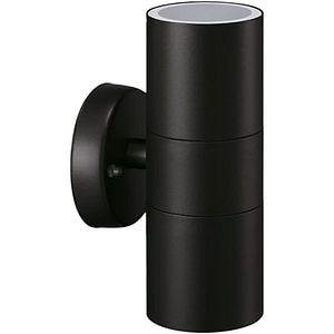 Lampa solara de perete Philips Kylis, GU10, 25W, IP44, aluminiu, negru