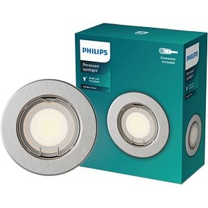 Spot incastrat PHILIPS Peridot 929004670031, 7W, IP20, nichel