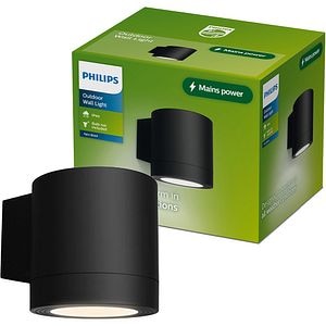 Lampa solara Philips Fylx, 5W, IP44, plastic, negru