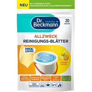 Servetele curatare universale DR BECKMANN Magic Leaves, Summer Lemon, 20 bucati