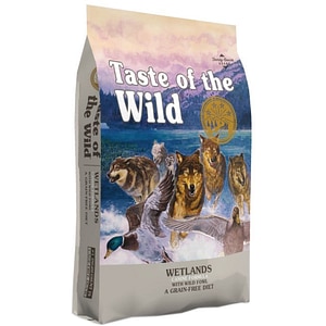 Hrana uscata pentru caini TASTE OF THE WILD Wetlands, Adult, Rata, 12.2 kg