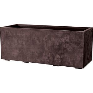 Jardiniera DEROMA Millenium, D59 cm, plastic, maro bronz
