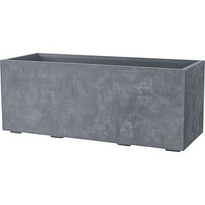 Jardiniera DEROMA Millenium, D59 cm, plastic, grej