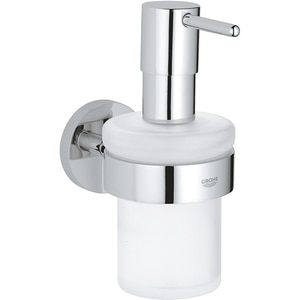 Dispenser sapun lichid GROHE Essentials 40448001, 160 ml, sticla, crom