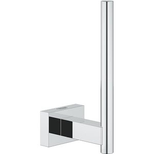 Suport hartie igienica GROHE Essentials Cube 40623001, argintiu