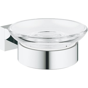 Savoniera GROHE Essentials Cube 40754001, argintiu