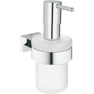Dispenser sapun lichid GROHE Essentials Cube 40756001, 160ml, crom